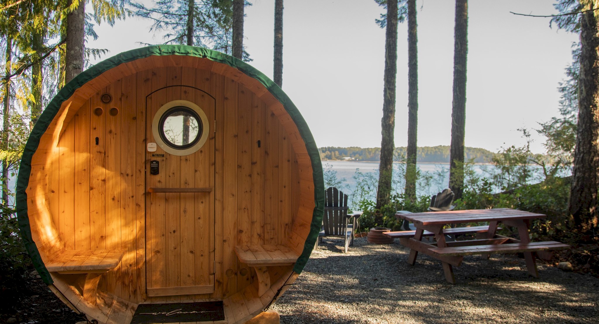 Cumberland Lake Park Campground sleeping barrels